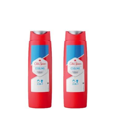 Old Spice Shower Gel & Shampoo 400 Ml Cooling 2 Pieces