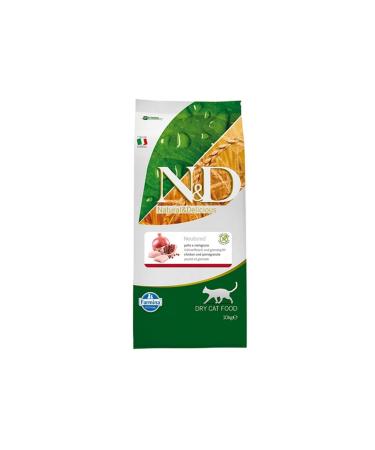 N & D Chicken-Pomegranate Sterilized Adult Grain-Free Cat Food 10 kg