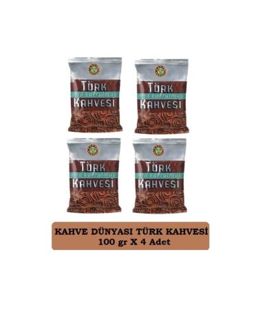 Kahve D nyas Medium Roast Turkish Coffee 100 Gr X 4 Pieces