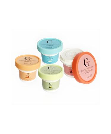 Claderm 100 ml Bucket Clay Mask 4 Pieces (Pomegranate Extract Collagen Avocado Vitamin C