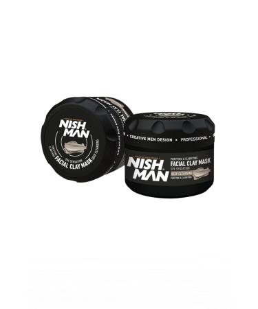 NISHMAN Pure Clay Detox Mask / Face Tone Equalizer / Acne Drying 450 Ml