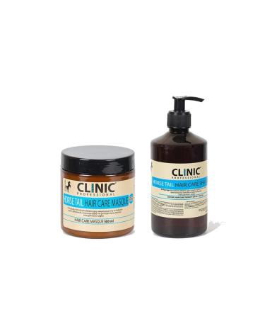 CLINIC PYROO Fast Hair Growth Set Mask + Shampoo for Slow Growing Broken Fluffy Hair