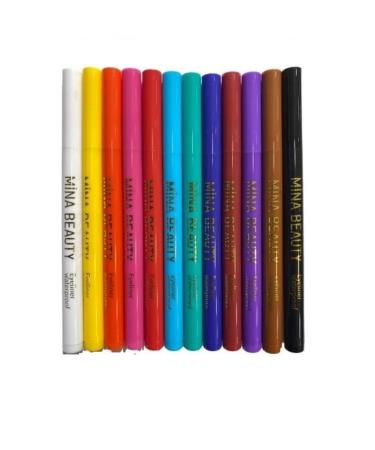 M NA BEAUTY 12 Color Eyeliner Set - Buy Online on GoSupps.com