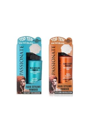 Passionate Styling Volume Hair Powder 20 Gr - Blue + Orange