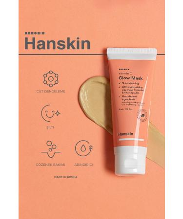 Hanskin Vitamin C Glow Mask-c Vitamin Brightening Mask (ANTI-BLACKHEAD/ACNE/MOISTURIZING)70ml - Buy Online on GoSupps.com