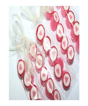 SEKERC YA AR Pink Heart Finger Lolly 24 Pieces