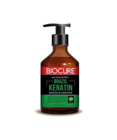 Biocure Hair Straightener Keratin Care Brazilian Blow Dry Odorless Smokeless 500 Ml - Buy Online on GoSupps.com