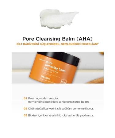Hanskin Pore Cleansing Balm Aha- Dry Skin/Pore and Make-Up Cleansing Balm 80 G  - Buy Online on GoSupps.com
