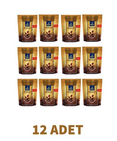 Tchibo Gold Selection Instant Coffee Economic Package 150 Gr Set of 12