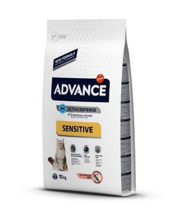Advance Sensitive Adult Cat Food with Salmon 10 Kg