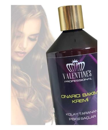 VALENTINES PROFESSIONAL Repairing Hair Care Cream A Silky Touch for Difficult to Detangle and Shape Hair / 500ml