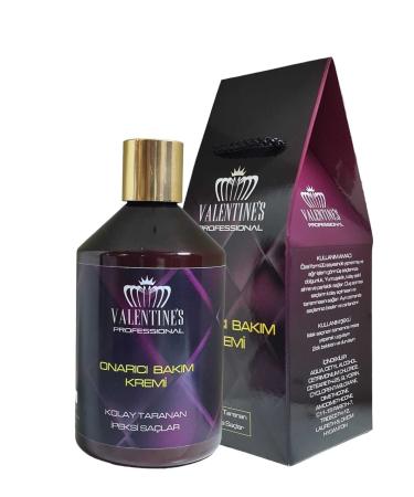 VALENTINES PROFESSIONAL Repairing Hair Care Cream A Silky Touch for Difficult to Detangle and Shape Hair / 500ml - Buy Online on GoSupps.com