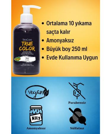 Trucare Truecolor Color Hair Dye Purple 250 ml - Buy Online on GoSupps.com