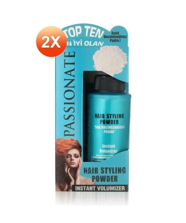 Passionate Styling Hair Powder 20gr Blue X 2 Pieces