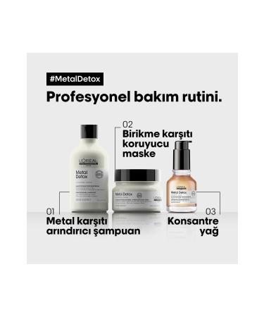 L'oreal Professionnel Serie Expert Metal Detox Oil Concentrated Repair Care Oil 50 Ml - Buy Online on GoSupps.com
