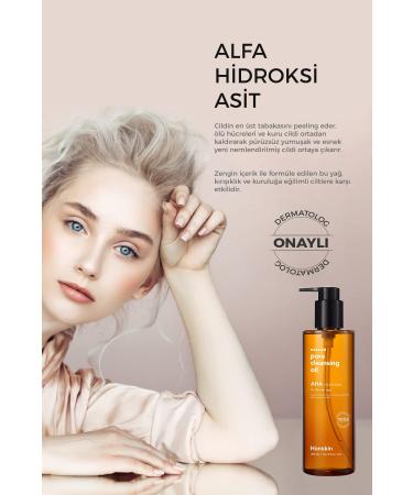 Hanskin Pore Cleansing Oil Aha - Pore and Makeup Cleansing Oil for Dry Skin 300 ml  - Buy Online on GoSupps.com