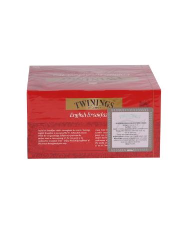 Twinings English Breakfast Tea - English Breakfast Tea 50 Tea Bags 100 G. - Buy Online on GoSupps.com