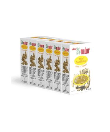 Natural Herbal Ginger Drops Lemon - Vitamin C 65 gr (6's) Stt: 10/2026