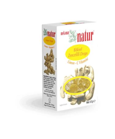 Natural Ginger Candy - Lemon and Vitamin C 65 Gx12 Piece/stt: 10/2026