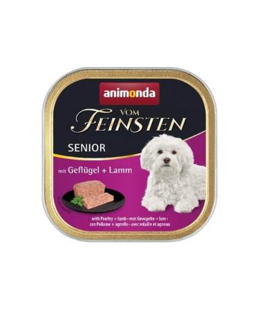 Animonda Vom Feinsten Canned Poultry and Lamb Old Dog Food 150 Gr X 12 Pieces