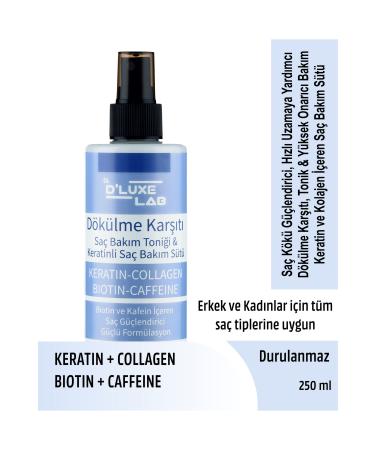 DL D'LUXE LAB Anti-Loss Hair Care Tonic & Keratin Hair Care Milk.