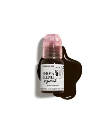 Perma Blend Darkest Brown 15 Ml Eyebrow Tint Dye