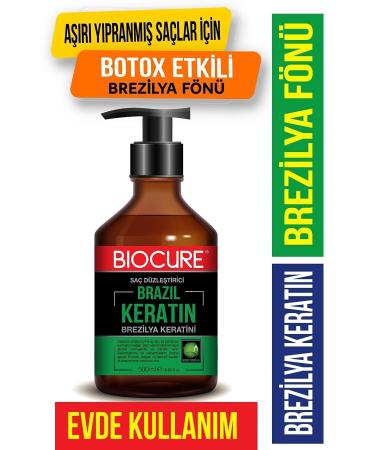 Biocure Hair Straightener Brazilian Keratin 500ml