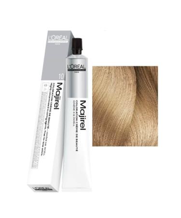 L'oreal Professionnel Original New Product Loreal Majirel Hair Dye 10 Light Blonde 50ml