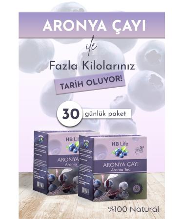 HB LIFE Aronia Tea 2-Pack Detox Slimming. Supportive Weight Loss Helper