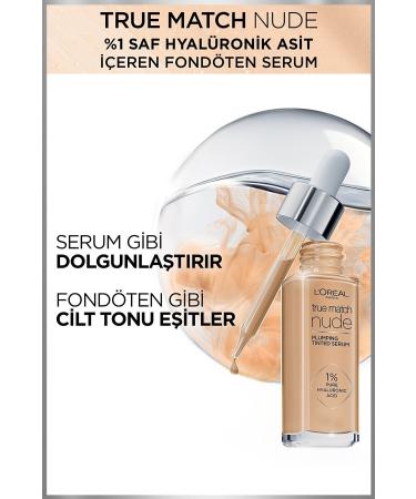 L'Oreal Paris Original New Product True Match Nude Foundation Serum 2-3 Light - Buy Online on GoSupps.com