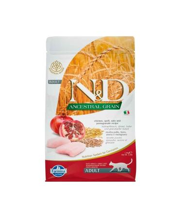 N & D 1.5 Kg Chicken Pomegranate Low Grain Adult Cat Food