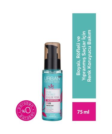 Urban Care Pure Coconut&aloe Vera Colored Hair Special Color Protective Hair Care Serum-vegan Formula-75ml