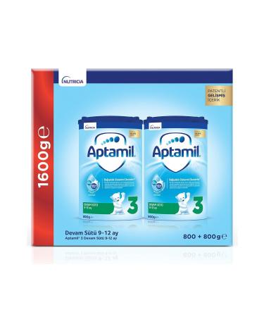 Aptamil 3 800 gr Mega Size 2 Pack Follow-On Milk