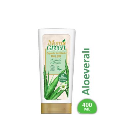 Mom's Green Organic Certified Shower Gel with Organic Aloe Vera 400 ml