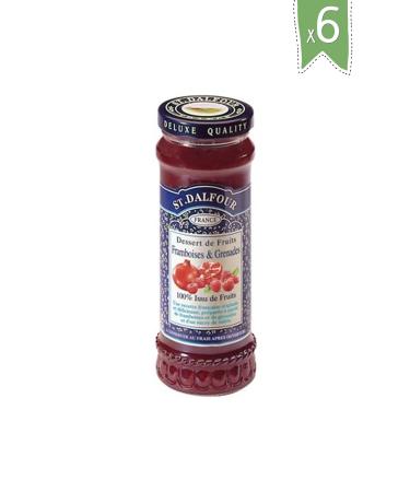 St. Dalfour St Dalfour Raspberry & Pomegranate Jam 284 Gr. x 6