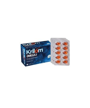 Tab la Krilom Omega 3 50 Softgels - Buy Online on GoSupps.com