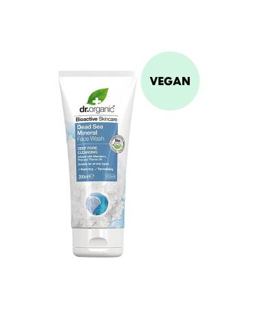 Dr. Organic Dead Sea Mineral Purifying Face Wash Gel 200 Ml Vegan