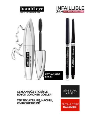 L'Oreal Paris Loreal Bambi Eye -gel Eyeliner Makeup Set
