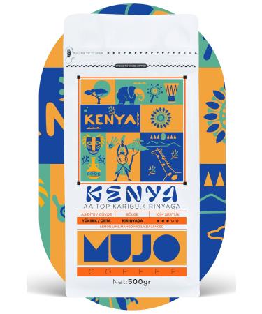 Mujo Coffee Kenya Aa Top Karigu Kirinyaga Bean Coffee-500gr