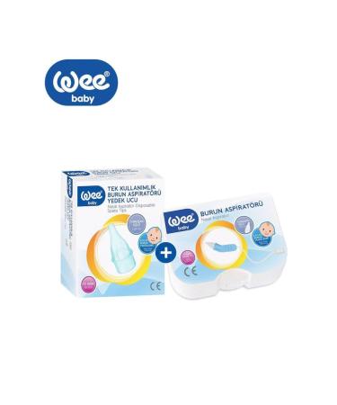 Wee 162 Nasal Aspirator + 163 Nasal Aspirator Spare Tip Set of 10