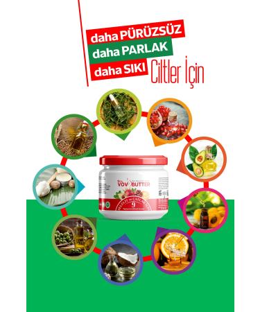 NLife Vov Butter Cellulite And Stretch Mark Cream 9 Herbal Oil Mixture 190 Ml - Buy Online on GoSupps.com