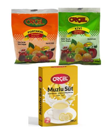 OR EL Banana Milk 200gr. Kiwi 300gr. Orange 300gr. Flavored Drink Powder Oralet Tea