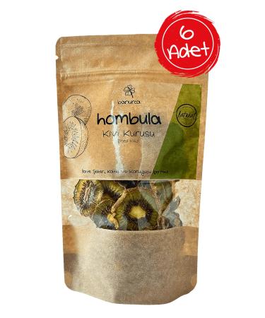 by banurca Hombula Dried Kiwi 50gr X 6 Pieces | Does Not Contain Added Sugar Additives And Preservatives.