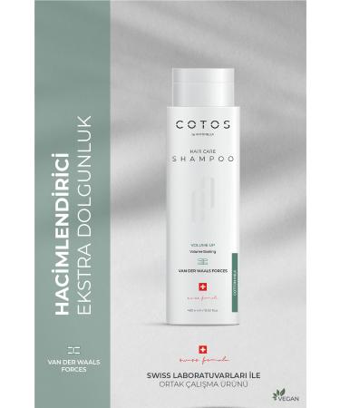 COTOS Volume Up Hair Care Shampoo (Volumizing Superior Care - Vegan)
