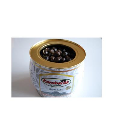 Karabacak Olive Karabacak Black Olive Super Size 2 Kg Tin Can - Buy Online on GoSupps.com