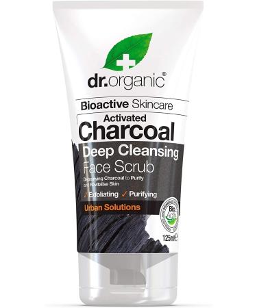Dr. Organic Charcoal Pore Tightening and Purifying Facial Scrub 125 Ml Vegan
