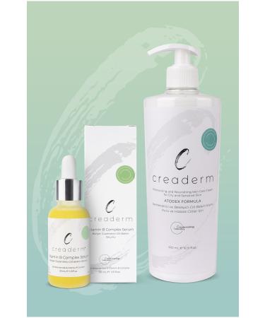 CREADERM Atodex Moisturizing Cream & Barrier Strengthening Skin Serum for Dry and Sensitive Skin