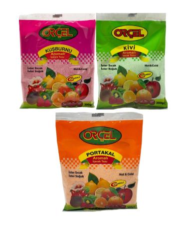 OR EL Orange Rosehip Kiwi Flavored Drink Powder Oralet Tea 3 X300gr.