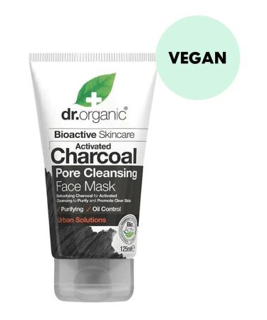 Dr. Organic Charcoal Pore Tightening and Purifying Detox Face Mask 125 Ml Vegan
