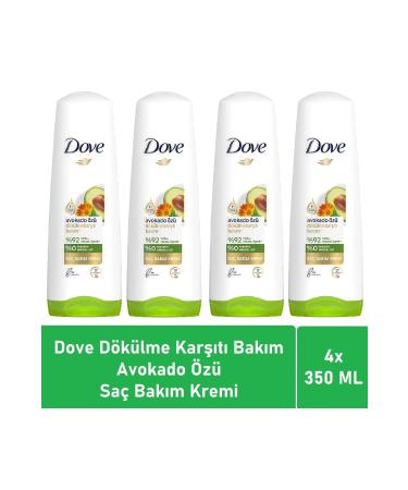 Dove Avocado Extract Anti-Hair Loss Conditioner 350 ml - 4-Pack Advantage Pack